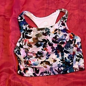 A beautiful flora crop top